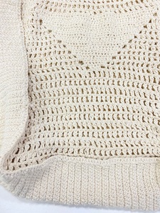 กระเป๋าผ้าคอตตอนถักลายจุดเป็นมิตรต่อสิ่งแวดล้อมดีไซน์เซ็กซี่พกพาสะดวกสำหรับกีฬาชายหาดการจัดเก็บเครื่องสำอางของขวัญโฆษณา - Product Image 3