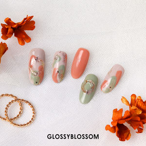 ShineB-holograma botánico para uñas, calcomanía artística de uñas, oro rosa, diseños de flores salvajes, autoadhesivo, decoración, pegatinas decorativas - Product Image 3