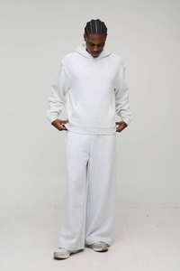 Sudadera con Capucha de Invierno para Hombre, Personalizada, Gruesa, con Estampado por Transferencia de Calor, Teñida Lisa, 100% Algodón, Estilo Urbano, Informal - Product Image 2