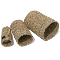 Tunnel de jonc de mer tissé à la main vietnamien jouets d'oiseaux les plus vendus pour accessoires de Cage accessoire de Cage pour animaux de compagnie à prix économique