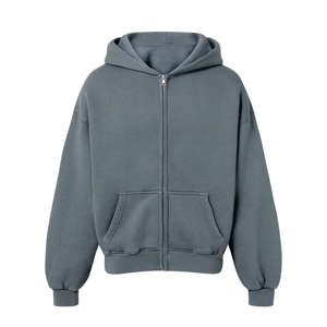 แจ็กเก็ตมีฮู้ดผ้าโพลีเอสเตอร์สำหรับผู้ชายเสื้อแจ็คเก็ตผ้าฟลีซแบบรูดซิปหน้ามีสีกันหนาวสำหรับผู้ชาย - Product Image 1