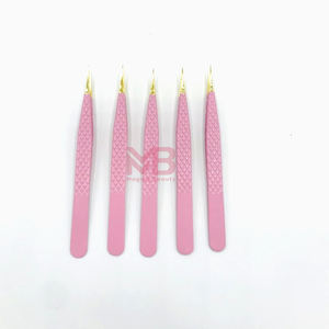 แหนบต่อขนตา Top Trend รุ่นปลายทองคำ สำหรับต่อขนตาแบบ Boot Volume  ทำจากสแตนเลสอย่างดี ทนทาน จับถนัดมือ - Product Image 1