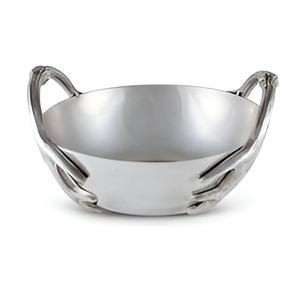 Vente chaude À La Main Designer En Aluminium Salade Soupe Bol De Luxe Excellente Qualité Personnalisé En Gros Bol De Service 2024 - Product Image 2