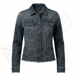 Chaqueta Vaquera de Invierno para Mujer de Primera Calidad, Mangas Completas, Estilo Casual, Tejido de Algodón Resistente, Cómoda, Transpirable y a la Moda - Product Image 1