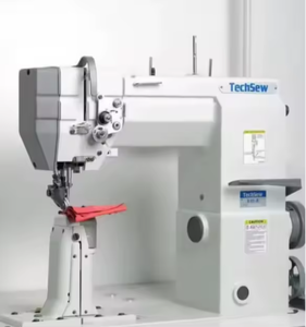 Máquina de bordar industrial Sales Tech-sew 830 con alimentación por rodillos, mesa y motor de acero. - Product Image 1