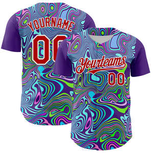 Maillot de baseball authentique de qualité supérieure, vente en gros de fournisseur en vrac, tissu respirant à séchage rapide, vêtements de sport durables résistants à l'humidité - Product Image 1