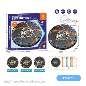 Ept Đồ chơi Đầy Màu sắc dây gỡ rối Câu Đố Hội Đồng Quản trị trò chơi mới bán buôn tương tác cạnh tranh trò chơi trẻ em phát triển trí tuệ đồ chơi - Product Image 6