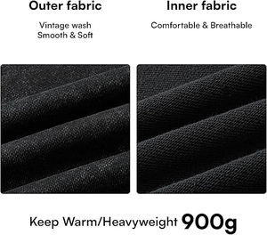 Sudadera con Capucha Extra Grande Estilo Vintage para Mujer, Chaqueta Holgada con Lavado Ácido, Estilo Y2K Retro Grunge, Sudadera con Cremallera, Ajuste Holgado, OEM - Product Image 5