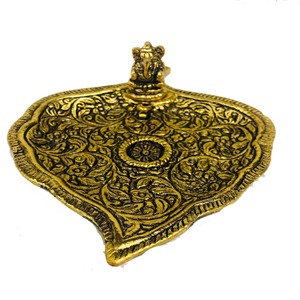 Quemador de Incienso Redondo de Metal GC-IN-131 en Oferta, para Decoración del Hogar y Uso Religioso, Difusor de Aromaterapia, Precio de Exportación desde India - Product Image 1
