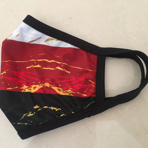 Masque facial réutilisable personnalisable avec nouveau design Accessoires de mode en tissu personnalisable avec broderie de logo personnalisé à la mode - Product Image 1