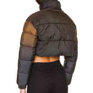 Chaqueta acolchada para mujer Abrigo corto acolchado brillante Ropa de calle de invierno Prendas de abrigo - Product Image 2