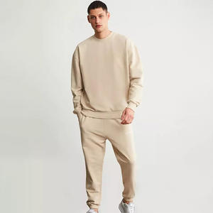 Conjunto de chándal deportivo de algodón y lana para correr, conjunto de chándal de invierno informal, unisex - Product Image 5