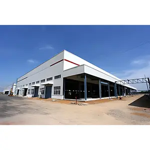 Building Solutions for Optimized Warehouse Systems Customized Design Steel Building prefabricated factory plant