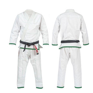 Logo personnalisable de haute qualité 100% coton Jiu Jitsu brésilien Gi Double vague bas prix 320g Arts martiaux karaté uniforme pour - Product Image 1
