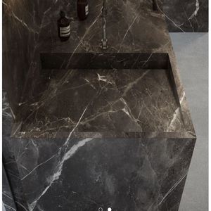 Custom Porcelain Natural Stone Countertops for Kitchen <b>Bathroom</b> Carrara Calacata Hotel Project Prefab <b>Vanity</b> <b>Bathroom</b> <b>Vanities</b> - Product Image 2