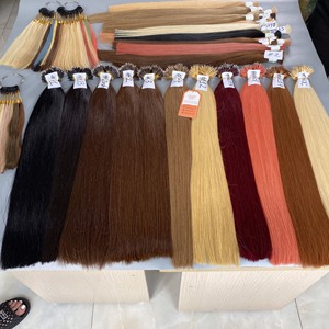 Extensions de cheveux à pointe plate et kératine vietnamienne 100% à 100 pièces sans mélange de cheveux synthétiques prix compétitifs directs d'usine vente en gros - Product Image 6