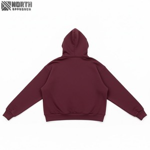 Luxe hommes délavés en détresse goutte épaule Baggy sweats à capuche surdimensionnés blanc personnalisé lavé poids lourd 450 gsm sweat à capuche - Product Image 2