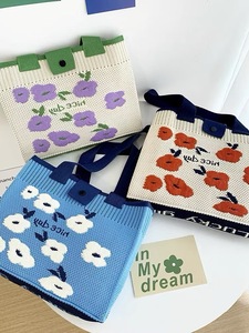 กระเป๋าถือถักสไตล์เกาหลี SMILE 3พร้อมส่งผลิตภัณฑ์เสื้อผ้าประจำภูมิภาค - Product Image 3