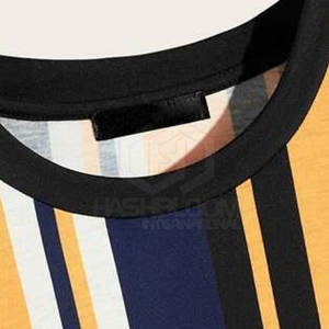 Offre Spéciale T-shirt à design personnalisé pour hommes, tissu tricoté en fibre de coton/bambou à séchage rapide et respirant de couleur unie pour adultes - Product Image 3