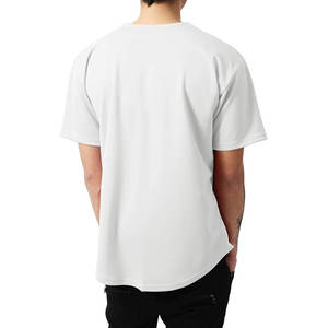 Camiseta de béisbol OEM para hombre, camisetas con botones, uniformes deportivos Hipster Hip Hop de manga corta, camisetas de béisbol personalizadas al por mayor - Product Image 4