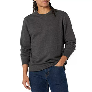 Sudaderas de Hombre a la Moda, 100% Algodón, Gruesas, Cuello Redondo, Diseño Estampado, Forro Polar, Logotipo Bordado, Invierno, Lavado a la Piedra - Product Image 1