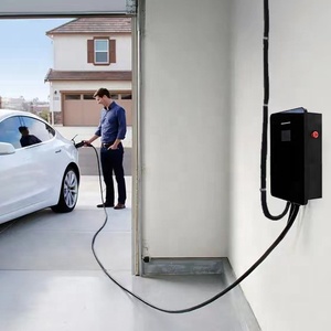 Nueva <span class=keywords><strong>Estación</strong></span> de Carga para Vehículos Eléctricos HTYT de 22kW con Conector de Carga Dual, Tipo 2 AC, Control por Aplicación, Cargador EV, IP65 Impermeable - Product Image 5