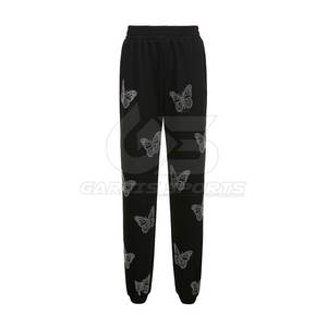 Ensemble de survêtements avec strass Veste ornée de paillettes et joggers Survêtement avec strass pour hommes Tenue tendance de style de rue - Product Image 5