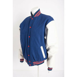 Chaqueta Universitaria de Moda para Hombre, Chaqueta Bomber Informal de Corte Ajustado, Chaqueta Universitaria de Lana con Letras para Hombre - Product Image 3