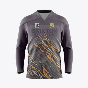 Camiseta de hockey de equipo personalizada, impresión por sublimación, servicio OEM, ropa deportiva de poliéster hecha en Pakistán - Product Image 1