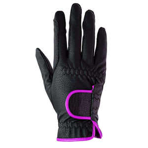 Top Trending Mejor diseño Material de cuero Guantes de equitación Nueva llegada Venta al por mayor Guantes de cuero para montar a caballo - Product Image 2
