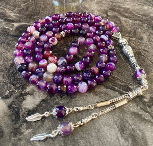 Cuentas de Oración Tasbih Mala de Resina de Primera Calidad para Hombres y Mujeres, Regalo Islámico Moderno para Meditación y Adoración por Tradebyd - Product Image 1