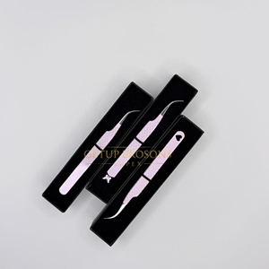 Pinzas para Pestañas GETUP BROSONS IMPEX, Diseño con Recubrimiento de Papel, Punta Suave de Acero Inoxidable, Precisión Antiestática - Product Image 3