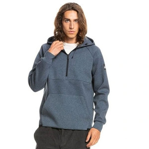 Sudadera con capucha unisex extragrande de algodón 100% pesado con media cremallera para hombre, personalizable con logo OEM, ideal para invierno, venta al por mayor. - Product Image 4