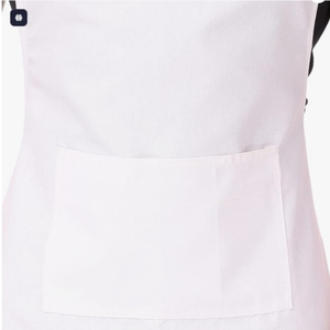 Durable 100% Cotton White Sleeveless Breathable <b>Work</b> <b>Apron</b> Adjustable Washable Pocket <b>Apron</b> for Cleaning Supplies Simple - Product Image 4