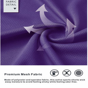 Shorts de sport pour hommes, pantalons grande taille pour l'entraînement, la course à pied, le jogging et la musculation - Product Image 4