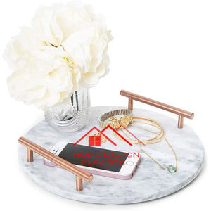 Hot Selling Classic Luxury Design <b>Drink</b> Serving Marble <b>Tray</b> for Home Bar Hotel and Restaurant Use Marble <b>Tray</b> at Wholesale Price - Product Image 5