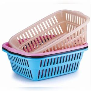 Panier en plastique Anax Queen rectangulaire, plusieurs tailles, panier de rangement pour la cuisine, portable, multi-usages, pour la maison, l'hôtel, le bureau, fabriqué en Inde - Product Image 1