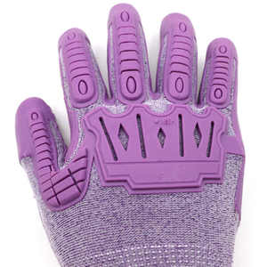 ถุงมือทนไฟ ผ้าฝ้ายทนไฟระดับ D ป้องกันไฟไหม้ ถุงมือดับเพลิงเพื่อความปลอดภัย สีและโลโก้ตามสั่ง - Product Image 3