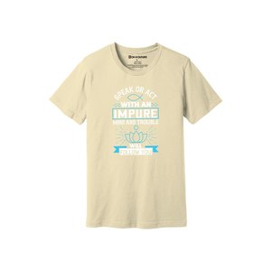 Camiseta informal de algodón 100% con impresión de temas de Buda en 3D, 12 opciones de color, 160-180, colocación de diseño personalizable GSM pesado - Product Image 1