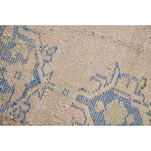 Alfombra de 2.5x1.5 pies, Alfombra Turca Vintage, Alfombra Marroquí de Lana Azul Verde - Product Image 4