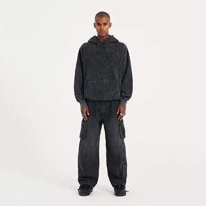 เสื้อฮู้ดพิมพ์ลายแบบกำหนดเองสำหรับผู้ชาย สไตล์ลำลองแนวสตรีทแฟชั่น ผ้าวอร์มสำหรับฤดูหนาว มีเชือกผูก ปรับได้ - Product Image 6