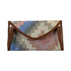 Nouvelle mode petite pochette fabriquée à la main et cousue en coton tissé à la main Dhurry / Kelim imprimé ensuite sac à poches multiples - Product Image 1