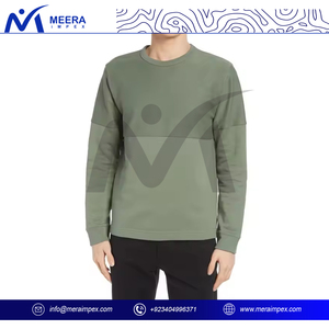 Sudadera de moda para hombre 100% algodón de punto de alta calidad puños acanalados dobladillo máxima comodidad para ropa atlética informal - Product Image 2