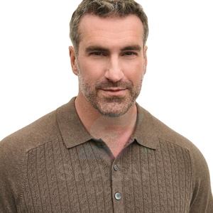 Cárdigan Casual de Invierno para Hombre, Personalizado, 100% Lana Merino, Transpirable, con Botones y Peso de Tela de 480g - Product Image 6
