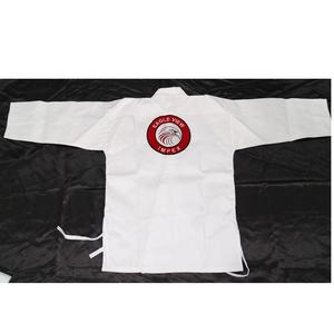 Uniforme de Karate Ligero de Poliéster/Algodón de 8oz 300g Unisex Eagle View, Ropa Deportiva Blanca para Bebés y Niños Pequeños, Ropa de Artes Marciales - Product Image 3