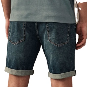 Fashion Wear Wholesale Custom New <b>Men</b> Elastic Solid Color Casual Slim Jeans <b>Shorts</b> Mid Waist Comfortable Outdoor Jeans <b>Shorts</b> - Product Image 2