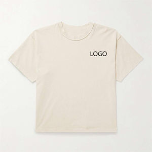 Camiseta de algodón 100% para hombre, Camiseta holgada estampada con el mejor diseño, camisetas de lavado ácido, nuevo color diferente, ropa de calle, logotipo personalizado - Product Image 5