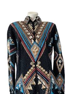 Veste équestre à fermeture à glissière élégante et élégante de qualité supérieure pour l'équitation occidentale - Product Image 2