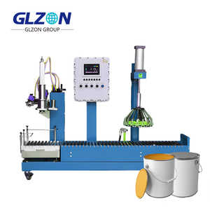 Ligne de production complète de machines de remplissage de peinture entièrement automatiques et semi-automatiques pour bidons, seaux et bacs de peinture, avec fonction de capsulage et de convoyage - Product Image 6