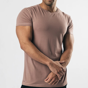 เสื้อยืดคอกลมสำหรับผู้ชายผ้าคอตตอนแบบแห้งเร็วสำหรับใส่ในสตรีทพร้อมโลโก้ตามสั่งลายพื้น100% - Product Image 1